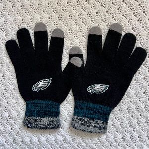 Philadelphia Eagles Black Static Gloves NFL ‘47 Men’s